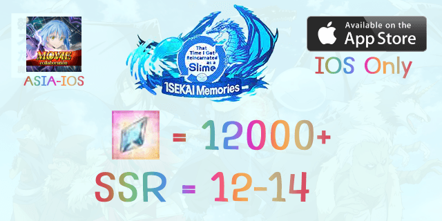 12000+IOS+12-14SSR Slime Isekai ASIA