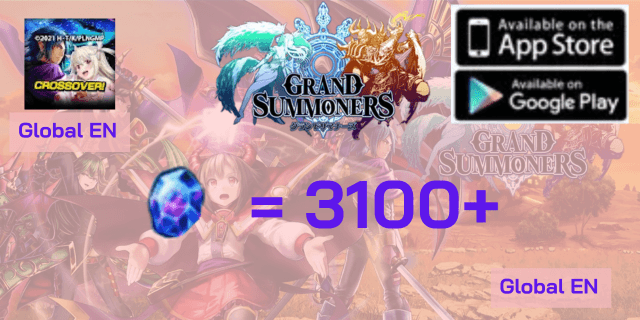3100+ เพชร Grands Summoners GLobal(EN)