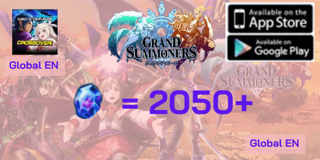 2050+ เพชร Grands Summoners GLobal(EN)
