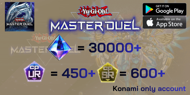 l 30000+เพชร l + l 450+เศษUR l + l 600+เศษSR l Yu-Gi-Oh! Master Duel Global
